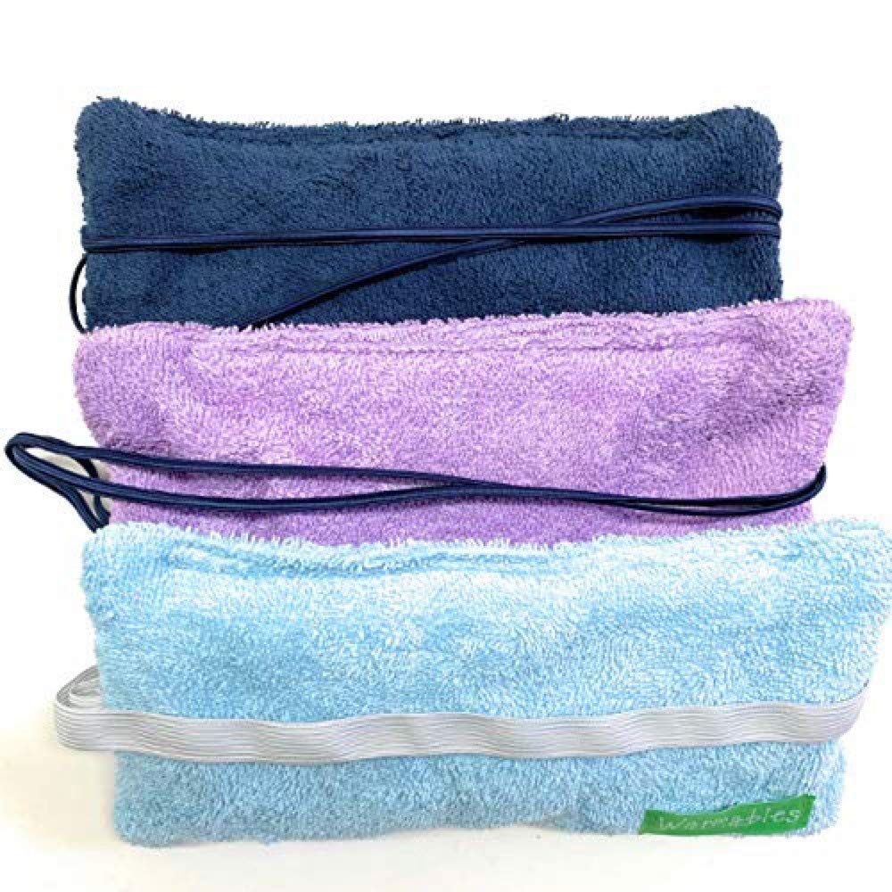 Warmables Almohada para ojos de semillas de cerezo – Compresión caliente calentada para ojos irritados secos, relajación. Húmeda sin necesidad de