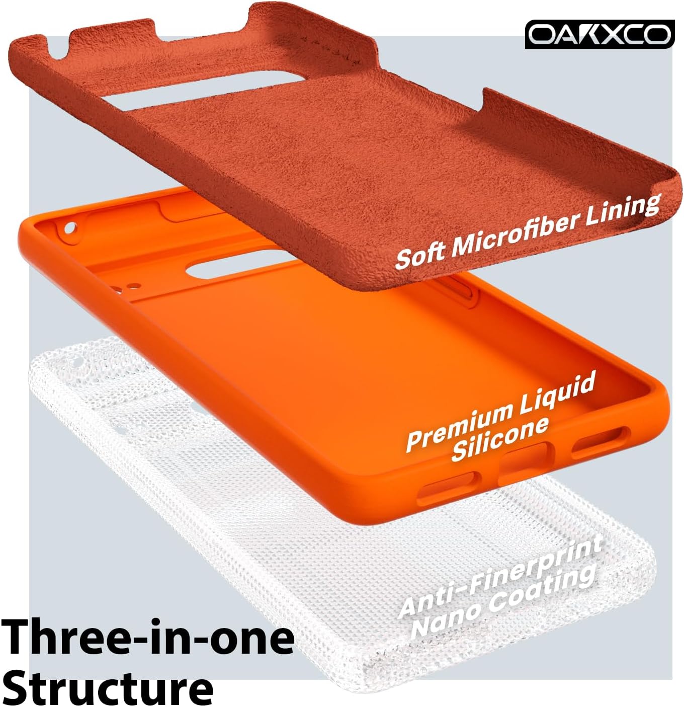 oakxco Funda para teléfono Google Pixel 7A de silicona líquida, color sólido brillante fluorescente, bonita funda protectora delgada y delgada de