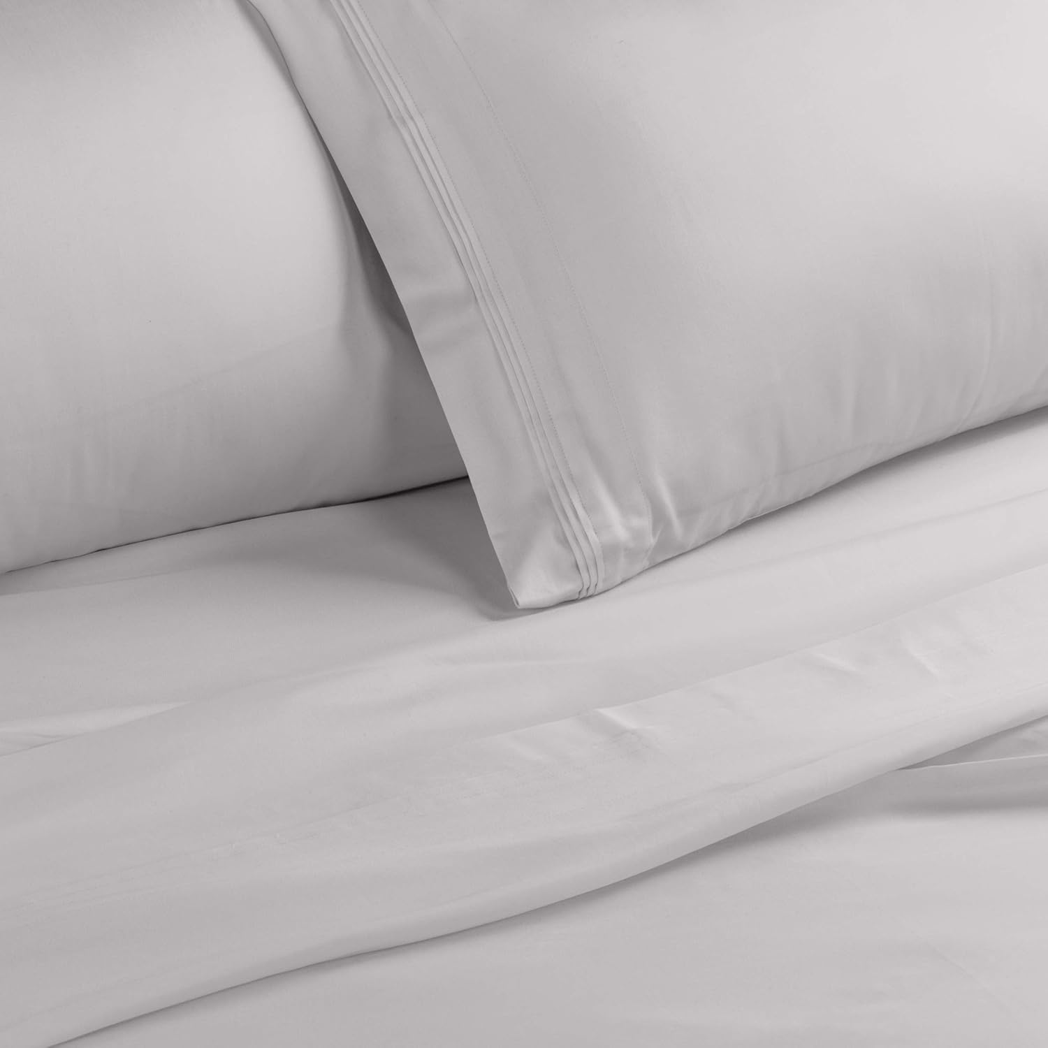 SUPERIOR Juego de sábanas de algodón egipcio, Sarasota Premium Luxury de 1500 hilos, 100% algodón egipcio, ropa de cama de bolsillo profundo sólido,