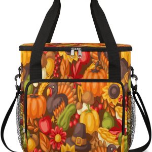 Bolsa de café de pavo de Acción de Gracias, decoración de Acción de Gracias, bolsa de almacenamiento de viaje, compatible con Keurig K-Mini o K-Mini Bolsa de café de pavo de Acción de Gracias, decoración de Acción de Gracias, bolsa de almacenamiento de viaje, compatible con Keurig K-Mini o K-Mini