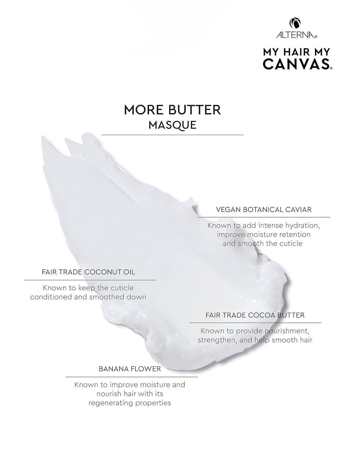 My Hair. My Canvas. More Butter Vegan Hair Masque