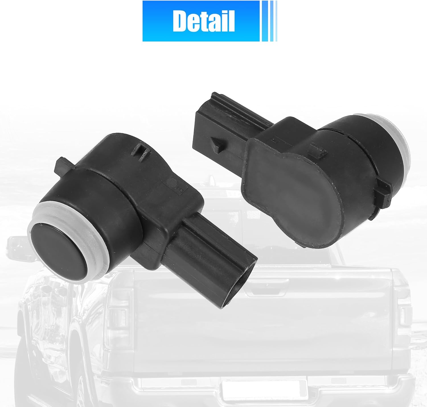 X AUTOHAUX 4 unids PDC Sensor de asistencia de estacionamiento de respaldo inversa Sensor de estacionamiento para Dodge Journey para Ram 1500 2500