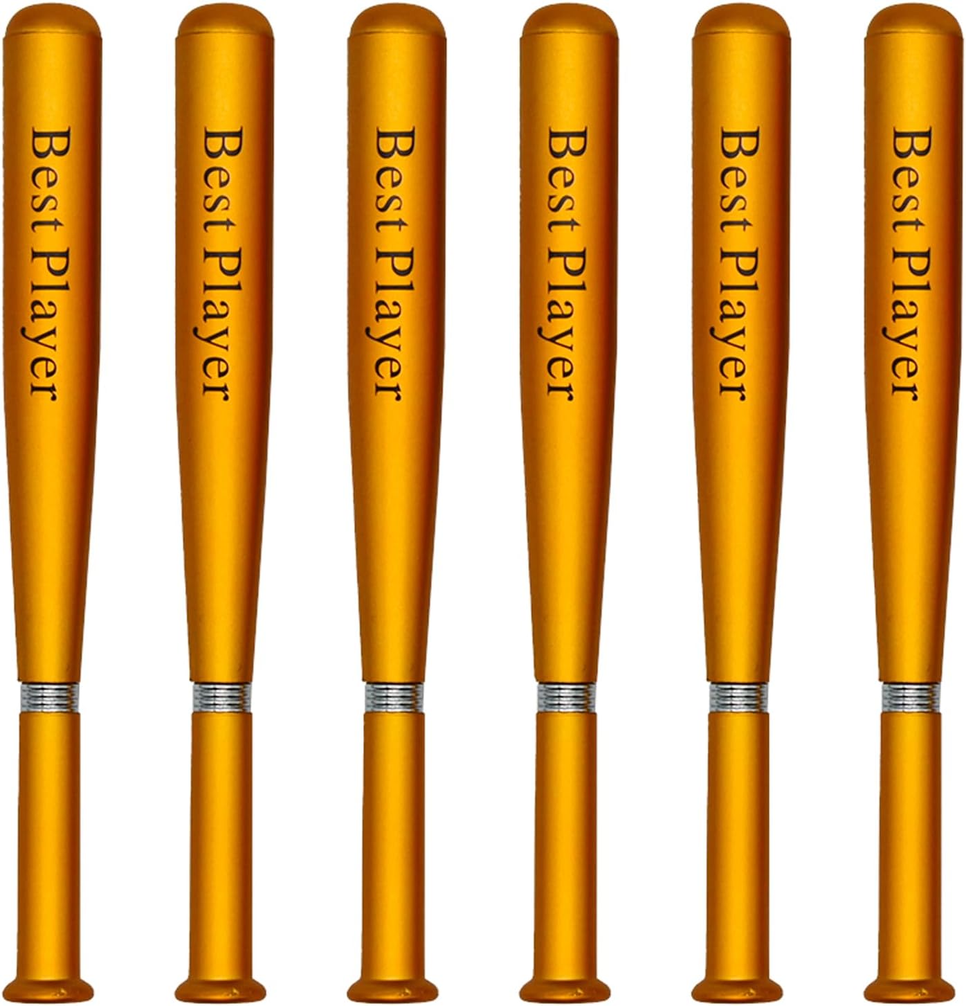 Maydahui 30 bolígrafos de béisbol de béisbol con diseño de bate de béisbol, bolígrafos deportivos geniales para el mejor jugador, tinta azul para