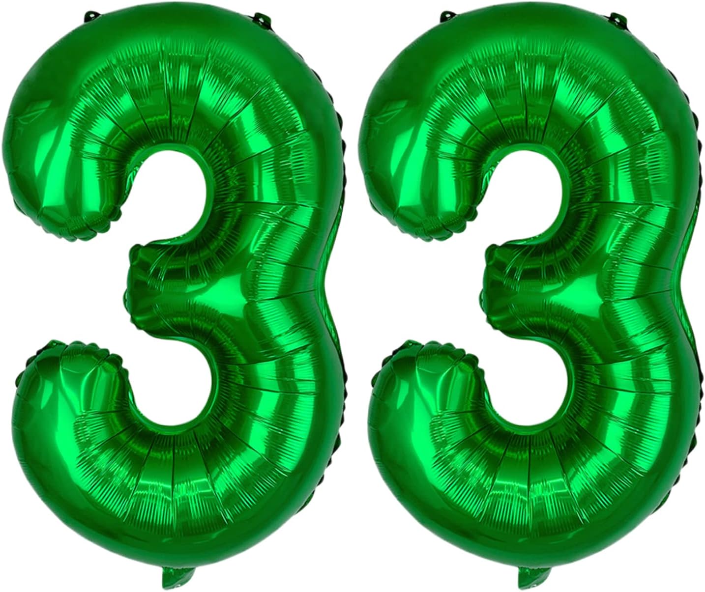 Globos digitales del número 33 de 32 pulgadas, globos del alfabeto 33, globos de helio, globos grandes para suministros de fiesta de cumpleaños,