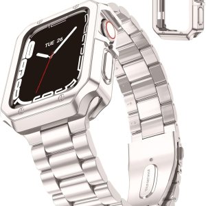 TISIMO Compatible con Apple Watch Band de 1.772 pulgadas, 1.732 pulgadas, 1.654 pulgadas, 1.614 pulgadas, 1.575 pulgadas, 1.496 pulgadas, correa de TISIMO Compatible con Apple Watch Band de 1.772 pulgadas, 1.732 pulgadas, 1.654 pulgadas, 1.614 pulgadas, 1.575 pulgadas, 1.496 pulgadas, correa de