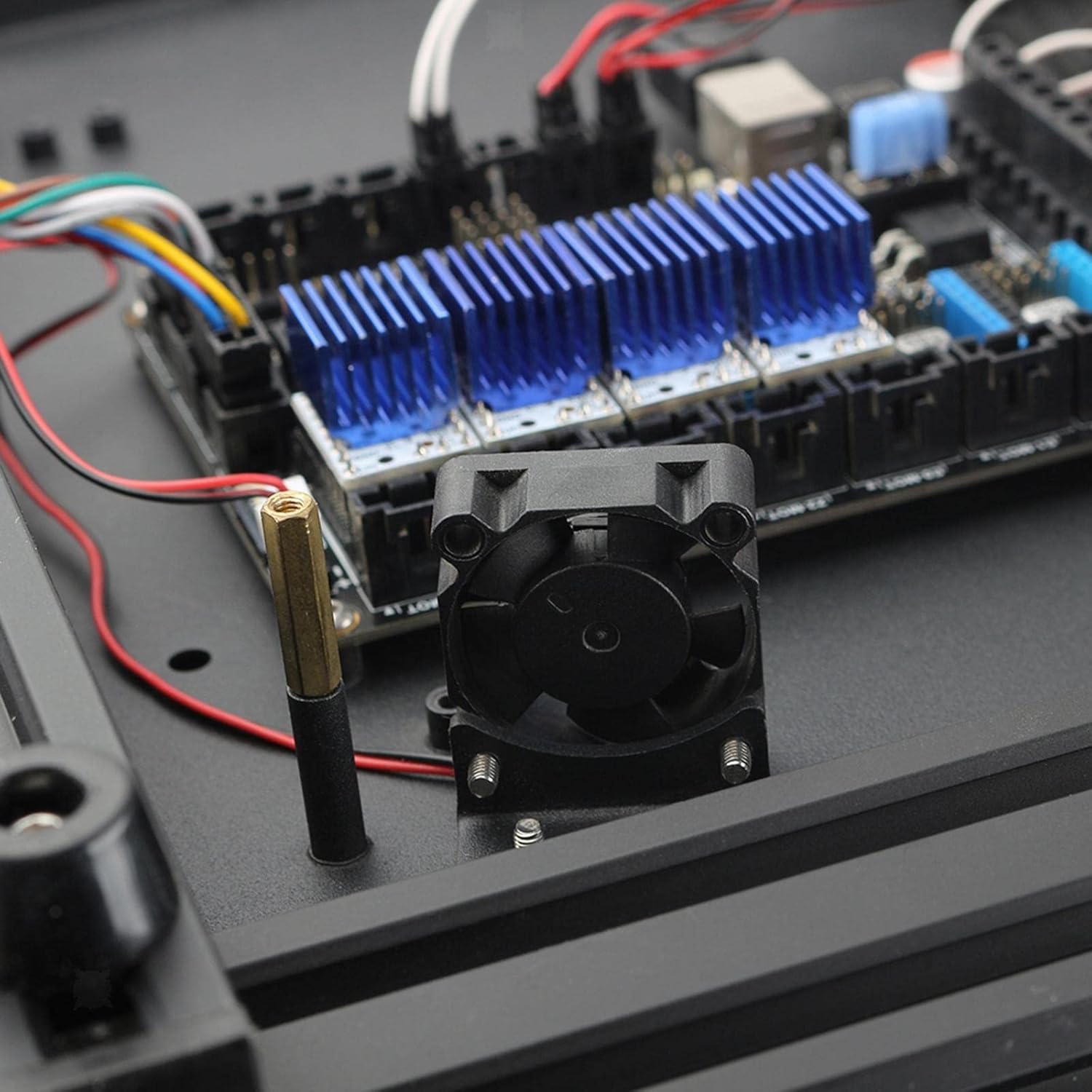 5 unidades de ventilador micro DC ventilador de refrigeración para PC, ventilador de impresora 3D, mini ventilador de computadora silencioso de