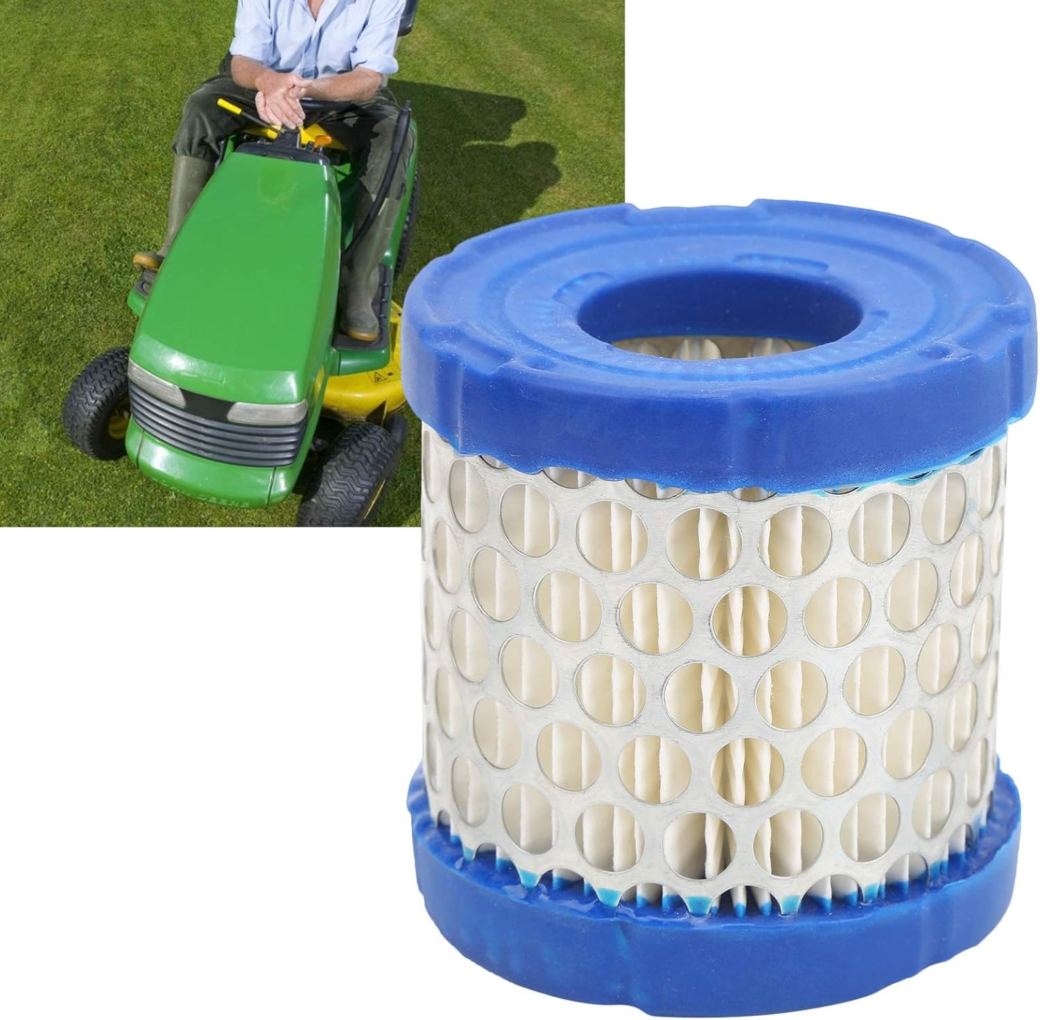 Reemplazo del filtro de aire para cortacésped mejorado para Briggs 396424 Briggs-396424S Briggs-4137 PLP-101-038