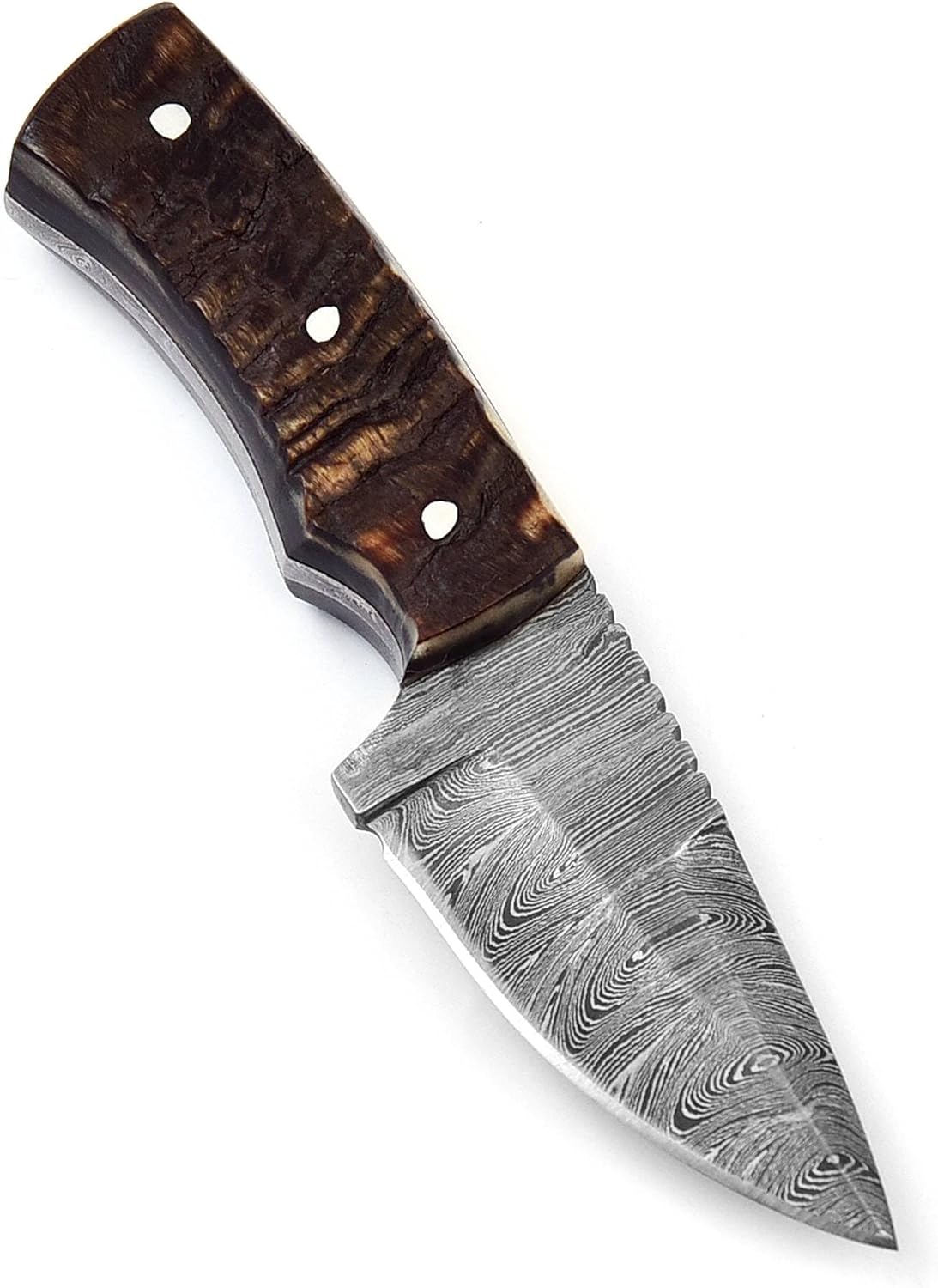 Poshland – Cuchillo BC-69 de acero de Damasco hecho a mano de 5,50 pulgadas