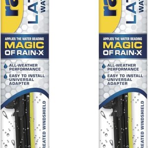 Rain-X 810166 Latitude 2 en 1 – Limpiaparabrisas repelentes al agua, 50.5 cm, paquete de 2, repuesto para automóviles con fórmula patentada Rain-X Rain-X 810166 Latitude 2 en 1 – Limpiaparabrisas repelentes al agua, 50.5 cm, paquete de 2, repuesto para automóviles con fórmula patentada Rain-X