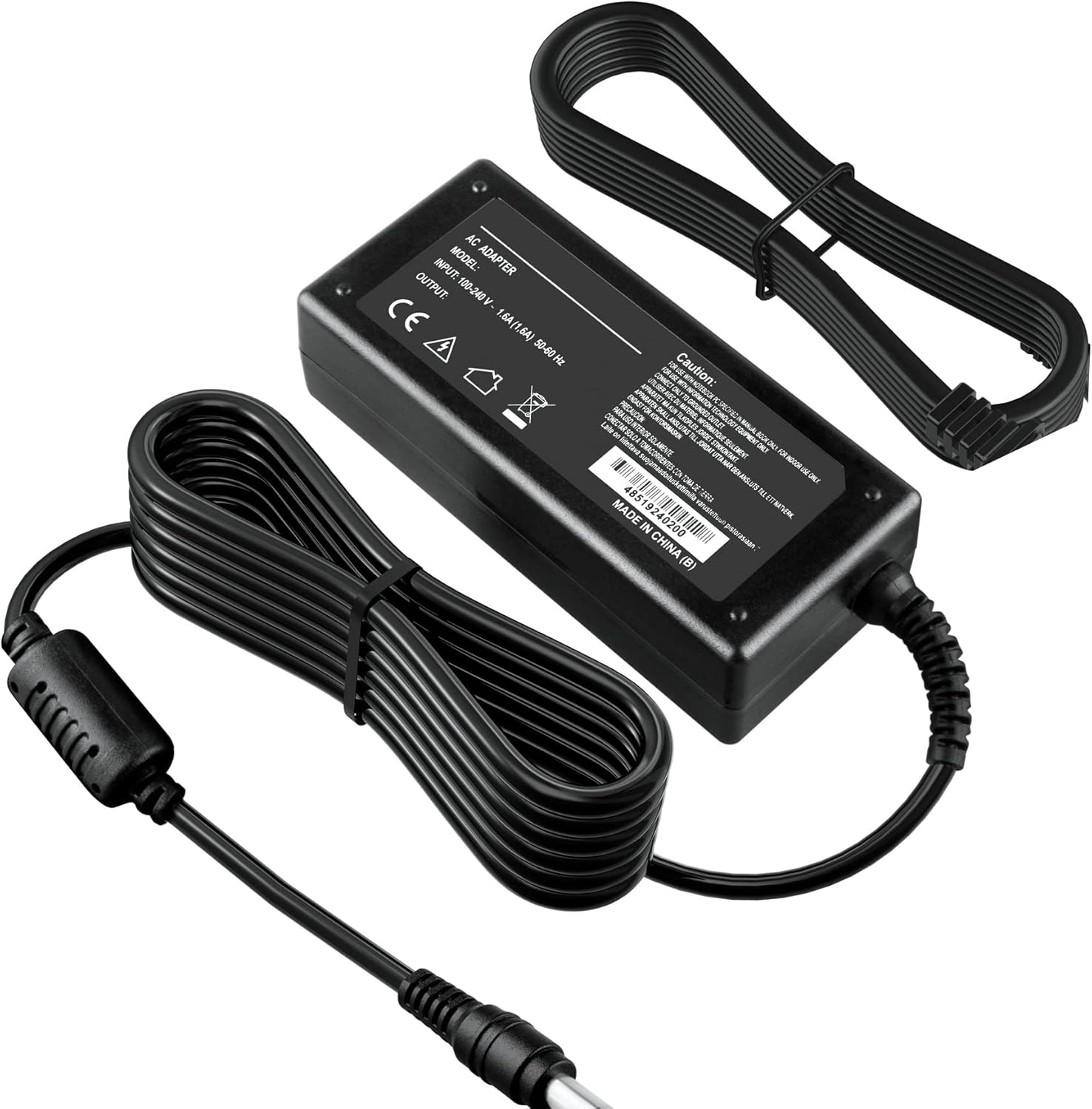 PKPOWER Reemplazo del adaptador de CA para Samsung C27T550FDNXZ LC27T550FDNXZA LED Monitor Cable de fuente de alimentación