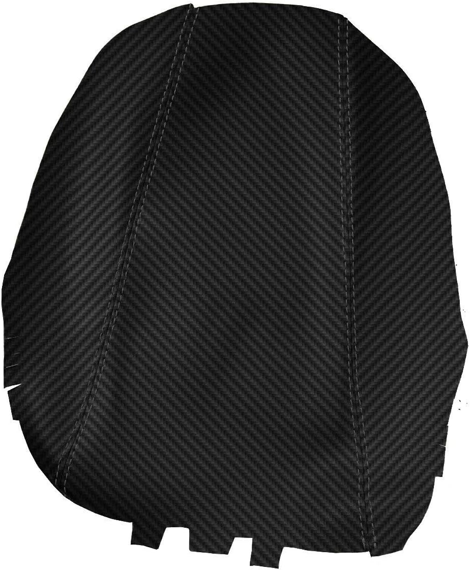 Tapa para consola central (fibra de carbono, para Hyundai Azera, 2012-2017), color negro