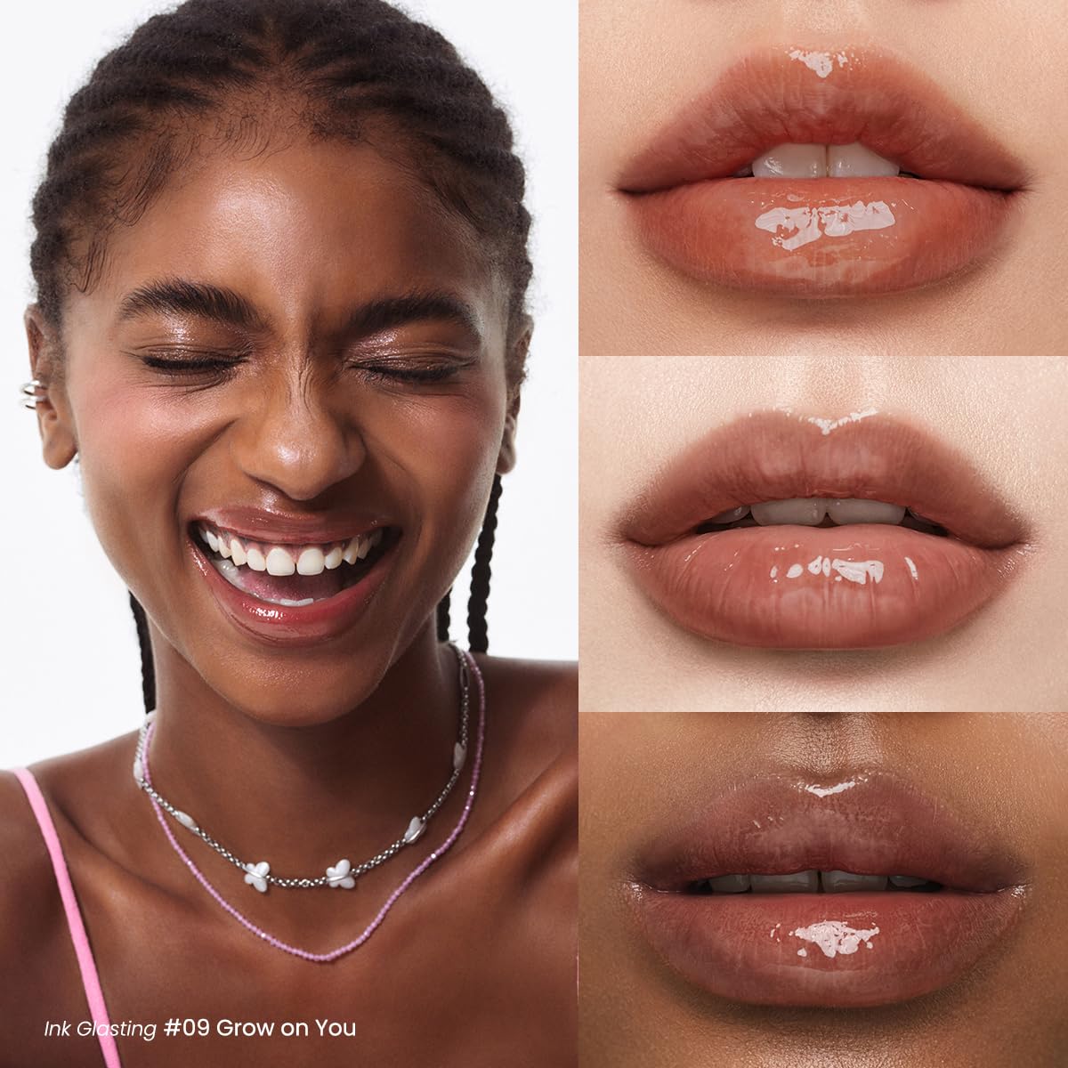 Peripera Ink Glasting – Brillo de labios  Antiadherente, de alto brillo, varita 4XL para una fácil aplicación, labios cómodos, regordetes, de