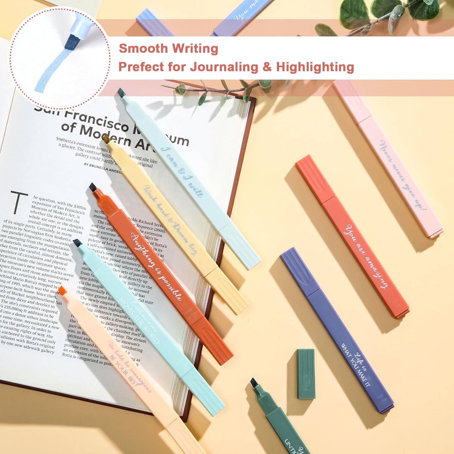 100 piezas de regalo de Navidad para la escuela dominical, resaltadores estéticos inspiradores en colores pastel para profesores, estudiantes,