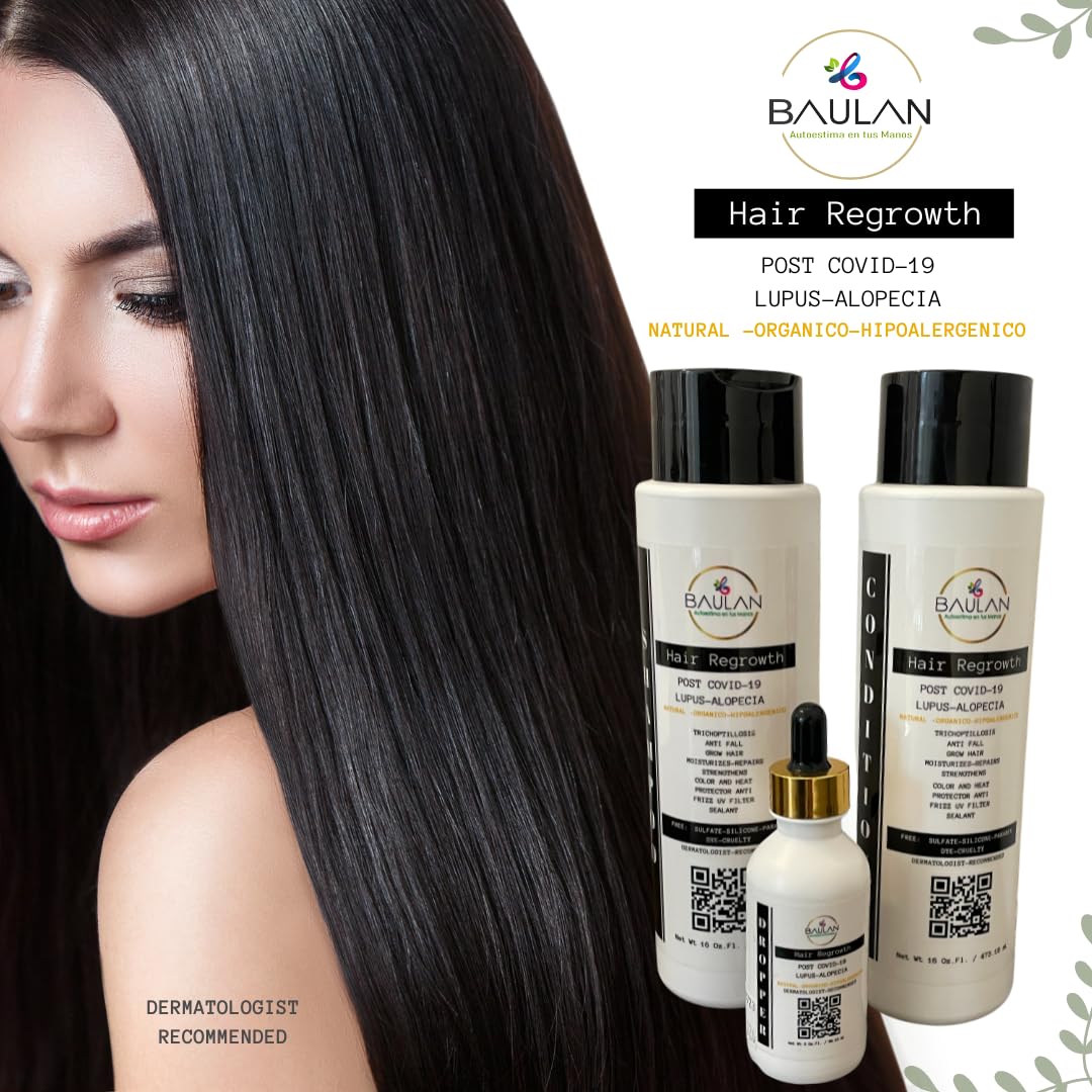 BAULAN-CONTROL DE LA PÉRDIDA DE CABELLO TRATAMIENTO DE ACONDICIONAMIENTO POST COVID 19-LUPUS-ALOPECIA
