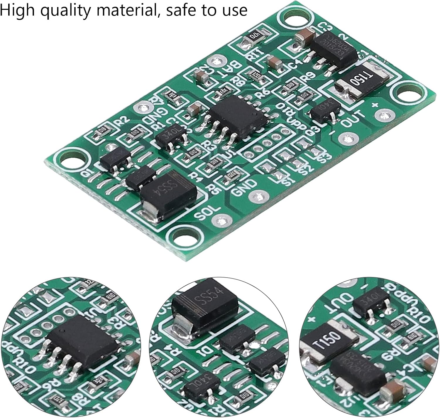 3.2 V 3.7 V Placa de controlador de carga solar Controlador de carga de batería de litio Control de placa de circuito solar para energía solar