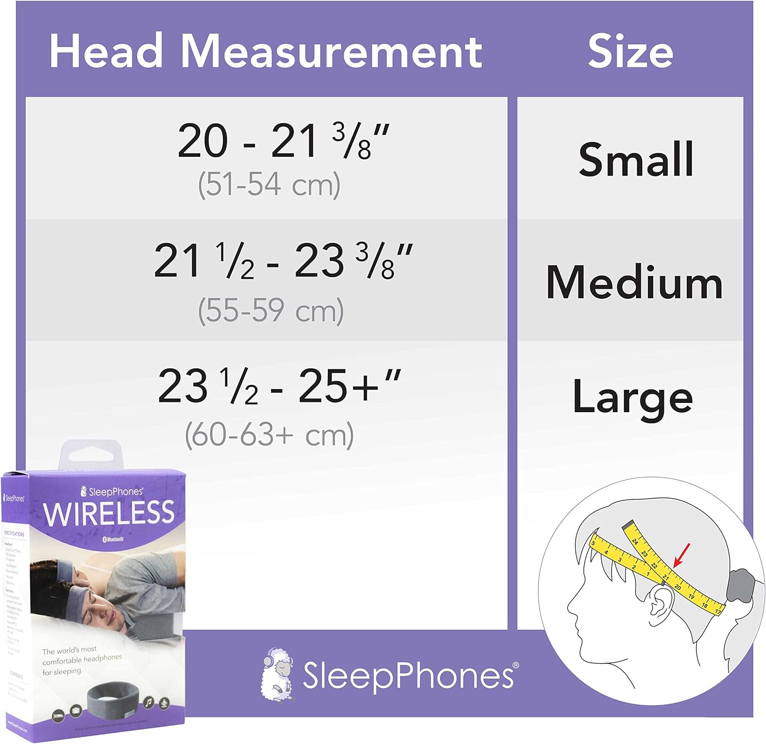 SleepPhones AcousticSheep V8 – Auriculares inalámbricos para dormir, batería de 24 horas, auriculares Bluetooth originales y cómodos para dormir