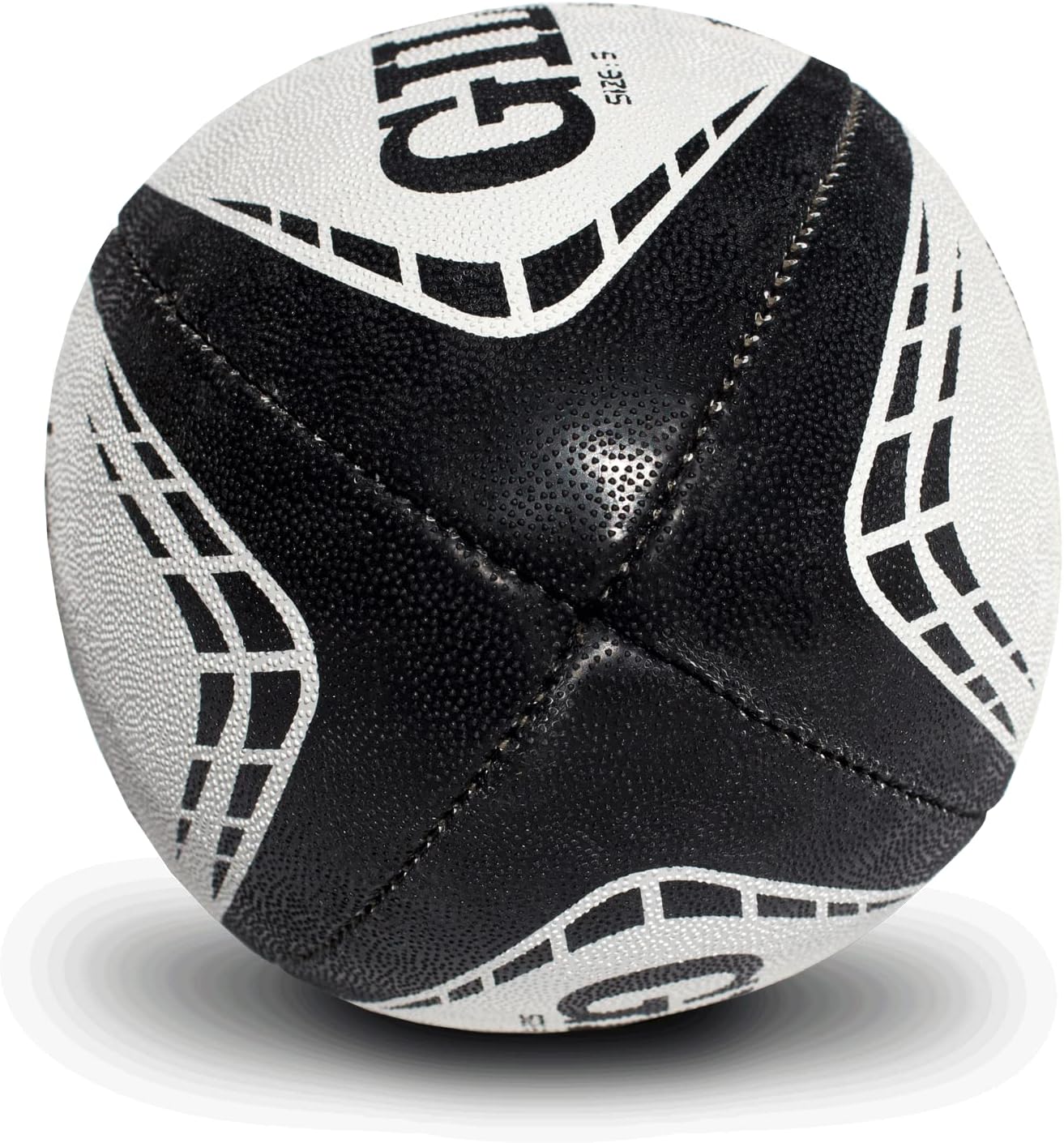 X Gilbert G-TR4000 – Pelota de rugby para adultos y jóvenes, tallas 3, 4 y 5, cosida a mano, construcción de 3 capas