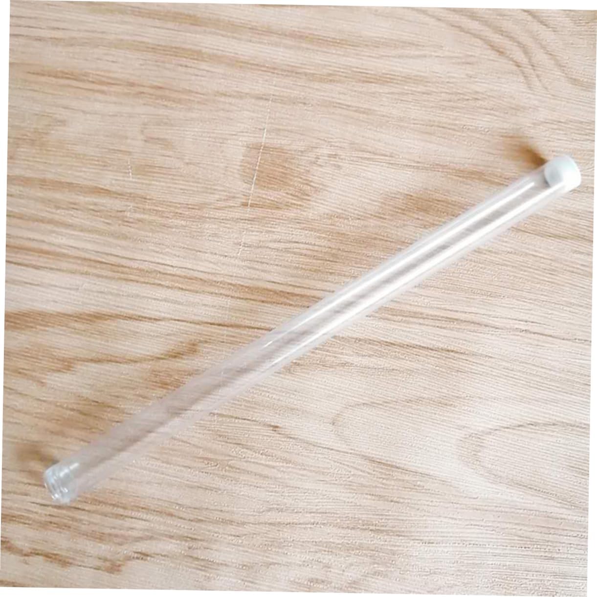 Recipiente transparente con tapa, tubos de ensayo de plástico, recipientes de píldoras, tubos de almacenamiento de agujas, tarro transparente de