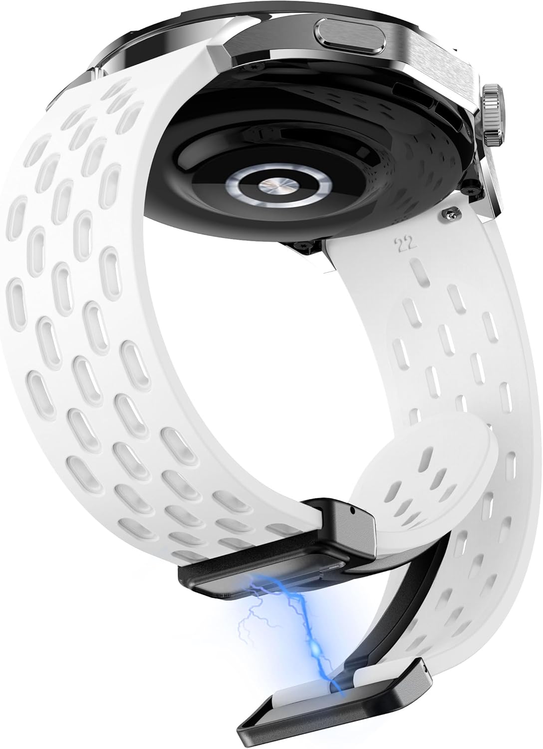 Correas deportivas magnéticas de 0.866 pulgadas compatibles con Samsung Galaxy Watch 3 de 1.772 pulgadasGalaxy Watch 1.811 pulgadasGear S3