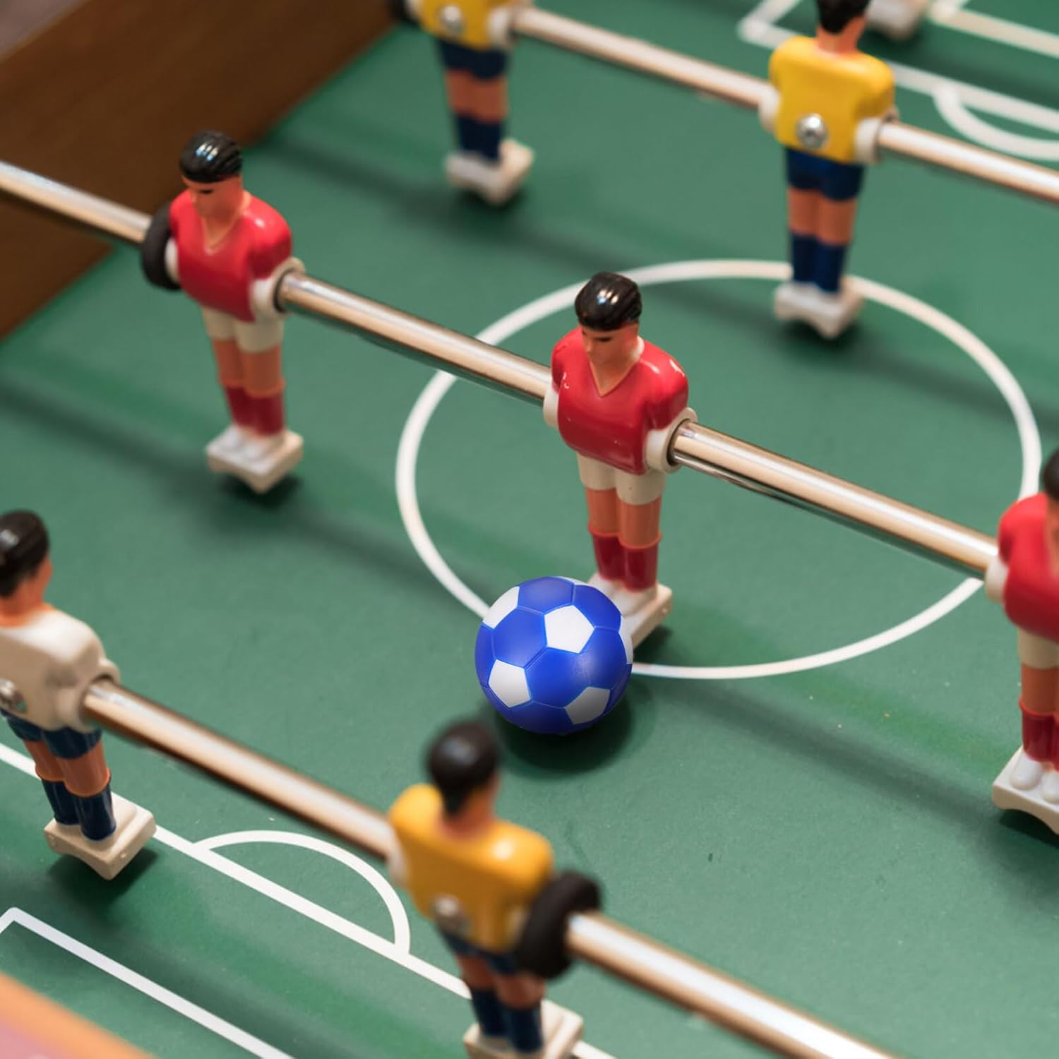 Alipis 8 pelotas de repuesto de futbolín de fútbol para niños, mini futbolín, piezas de mesa de futbolín, juego de mesa de futbolín, accesorio de
