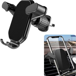 1 soporte para teléfono móvil para automóvil, salida de aire, soporte manos libres integrado, gancho invertido, estable para teléfono celular, 1 soporte para teléfono móvil para automóvil, salida de aire, soporte manos libres integrado, gancho invertido, estable para teléfono celular,