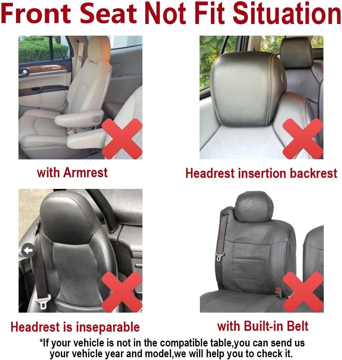 Flying Banner – Fundas de asiento universales para automóvil, PU y malla transpirable, compatible con bolsa de aire