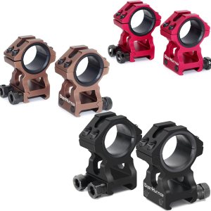 WestHunter Anillos de alcance de rifle de precisión de grado industrial, 1 pulgada 1.181 in táctico 6061 T6 Picatinny montaje de alcance 1.417 WestHunter Anillos de alcance de rifle de precisión de grado industrial, 1 pulgada 1.181 in táctico 6061 T6 Picatinny montaje de alcance 1.417