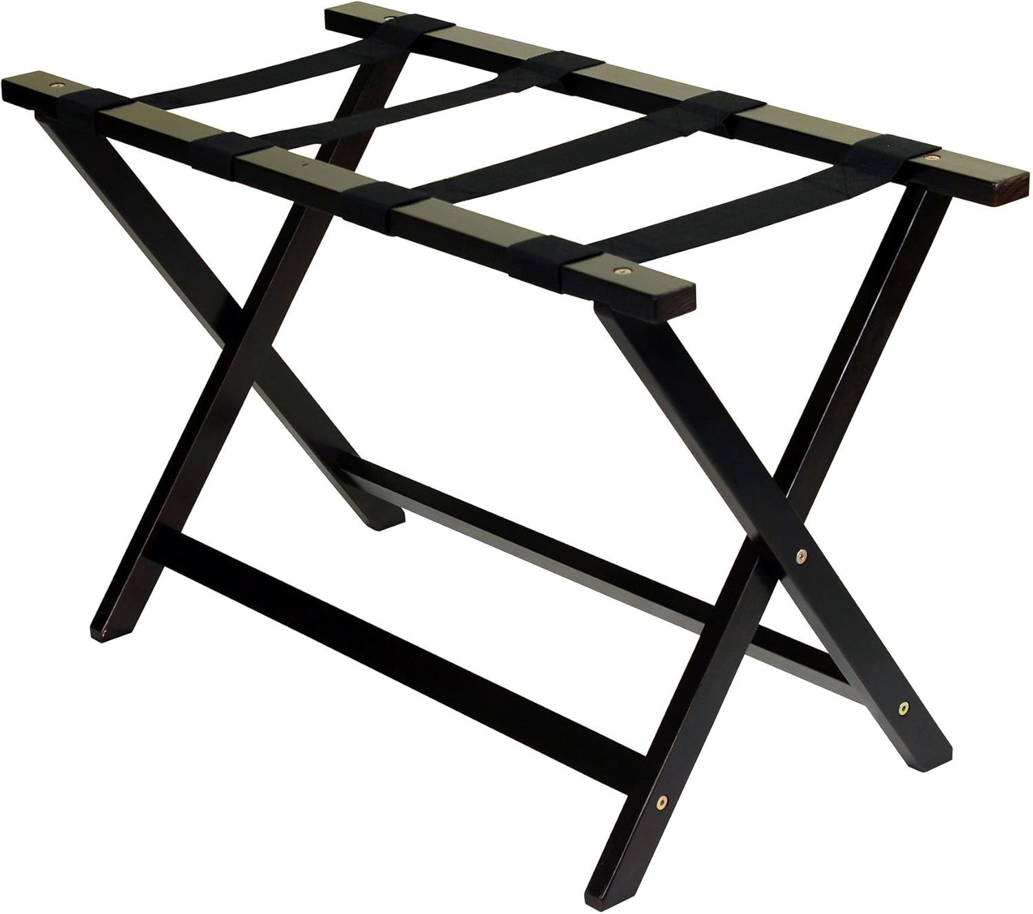 Casual Home Portaequipajes extra ancho de 30 pulgadas, madera maciza