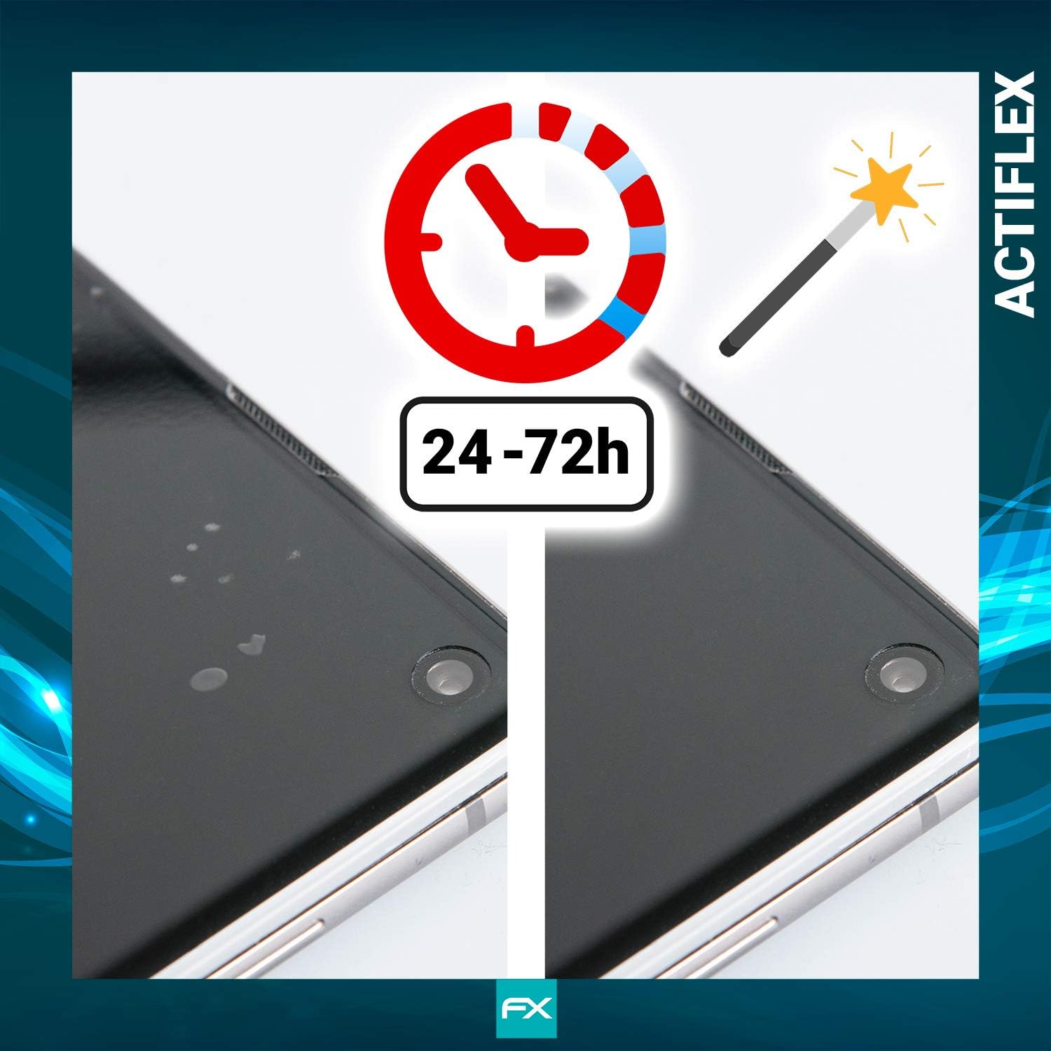 Protector de pantalla compatible con Huawei Watch Fit Protector Film, película protectora de pantalla FX ultra transparente y flexible (3X)