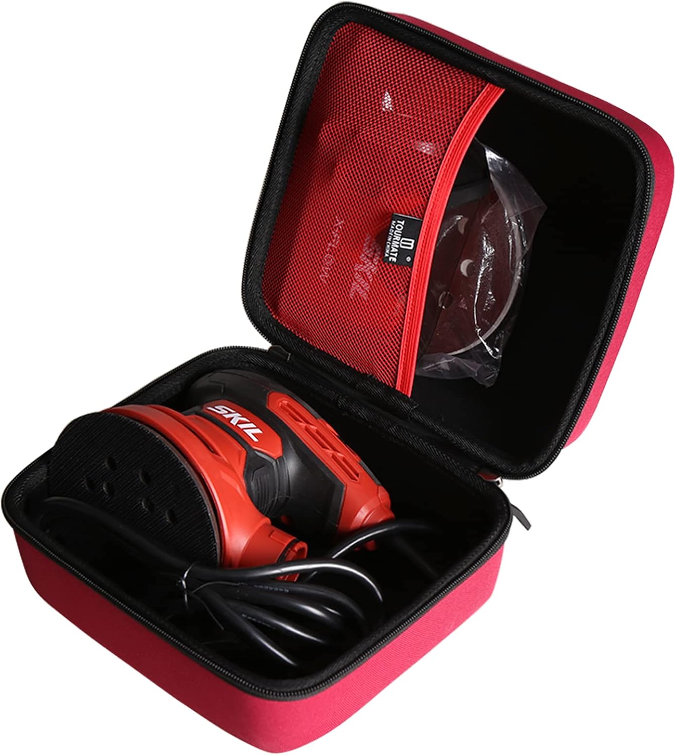 Tourmate Estuche rígido de repuesto para lijadora de palma Skil 7292-02, lijadora de palma Wen 6301, lijadora orbital negra y Decker (BDEQS300),