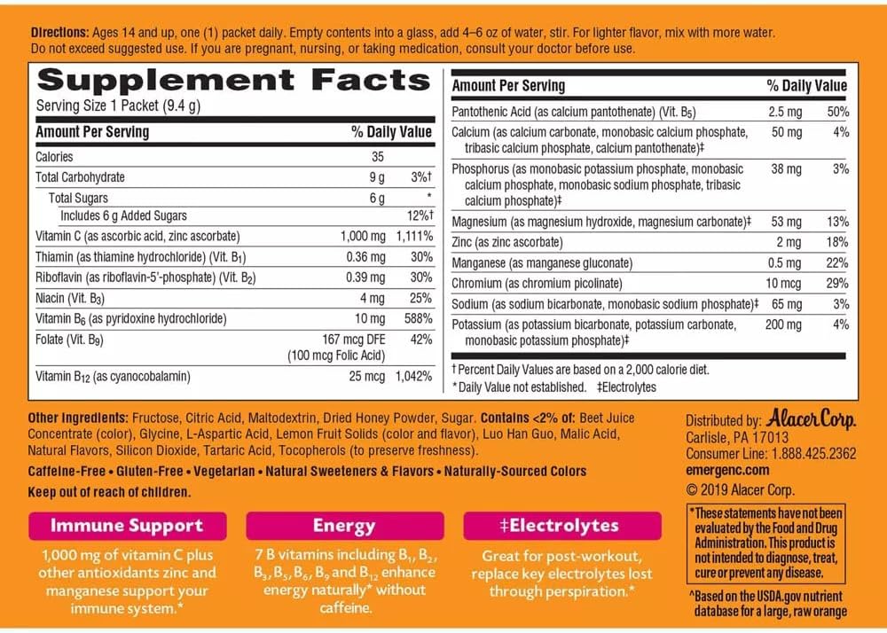 Emergen C Pink Lemonade 30 PKT