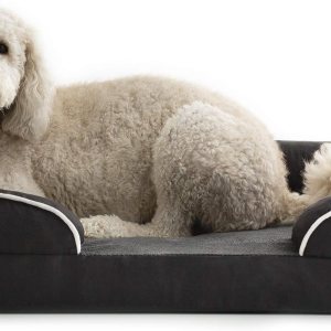 Brindle Cama ortopédica para perros extra grandes, sofá cama impermeable para perros extragrande, sofá cama de espuma viscoelástica de apoyo para Brindle Cama ortopédica para perros extra grandes, sofá cama impermeable para perros extragrande, sofá cama de espuma viscoelástica de apoyo para