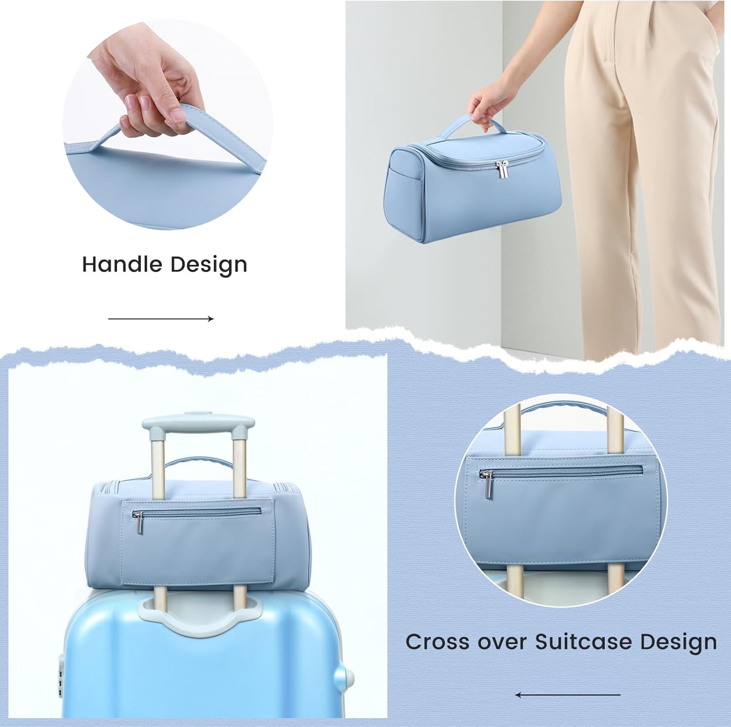 Ideashop Estuche de transporte para Shark Flexstyle, estuche de viaje para Dyson Airwrap, bolsa de almacenamiento de viaje impermeable Airwrap,