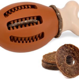 PetSafe Busy Buddy Chompin’ – Juguetes de pollo para perros, juguete masticable con anillo de golosinas, goma sin BPA, perfumado de pollo, PetSafe Busy Buddy Chompin’ – Juguetes de pollo para perros, juguete masticable con anillo de golosinas, goma sin BPA, perfumado de pollo,