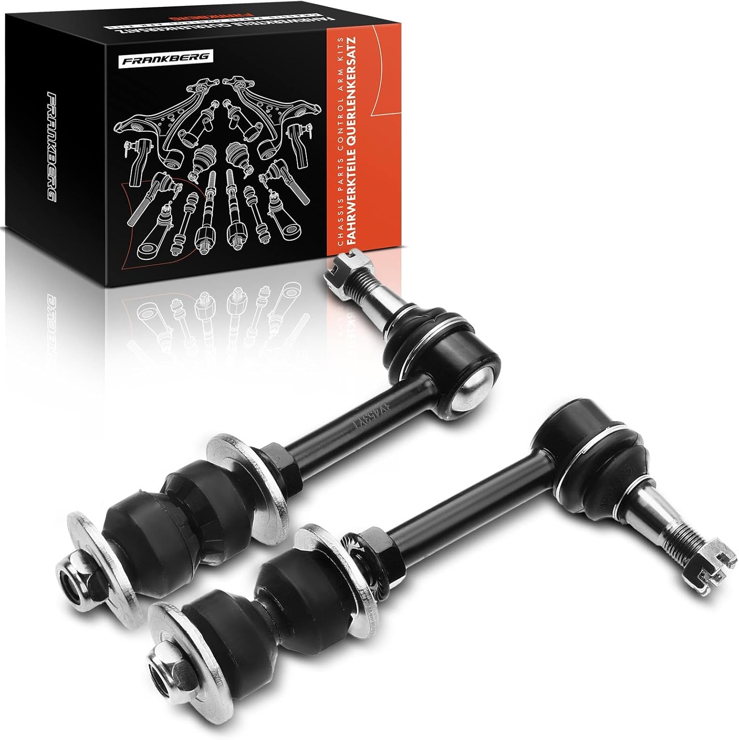 A-Premium 2 eslabones de barra estabilizadora delantera, compatibles con Dodge Ram 1500 2000-2001, Ram 2500 2000-2002, Ram 3500 2000-2002, solo 4WD