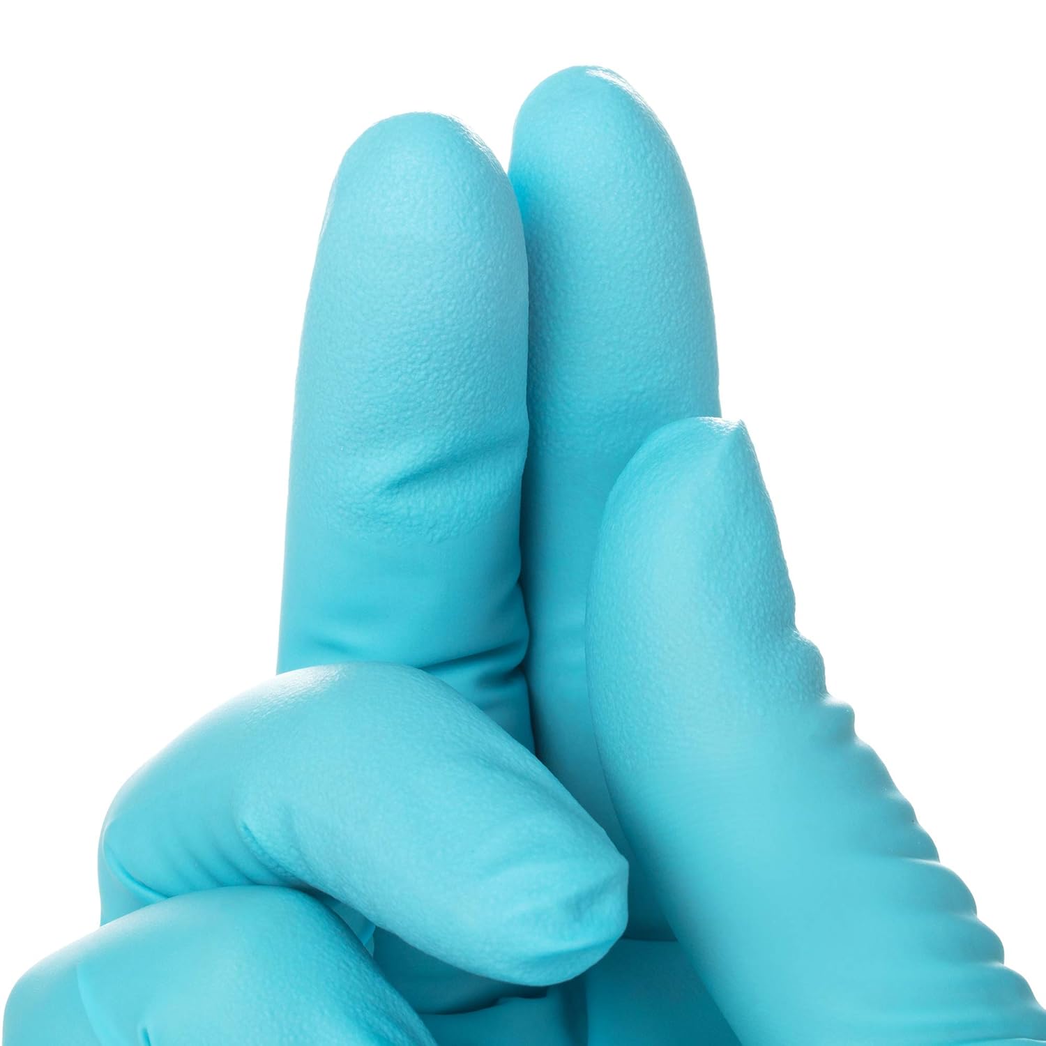 HALYARD Guantes azules de nitrilo para examen, sin polvo, no estériles, 5.9 mil, 9.5 pulgadas, azul, talla S, 53101 (caja de 100)