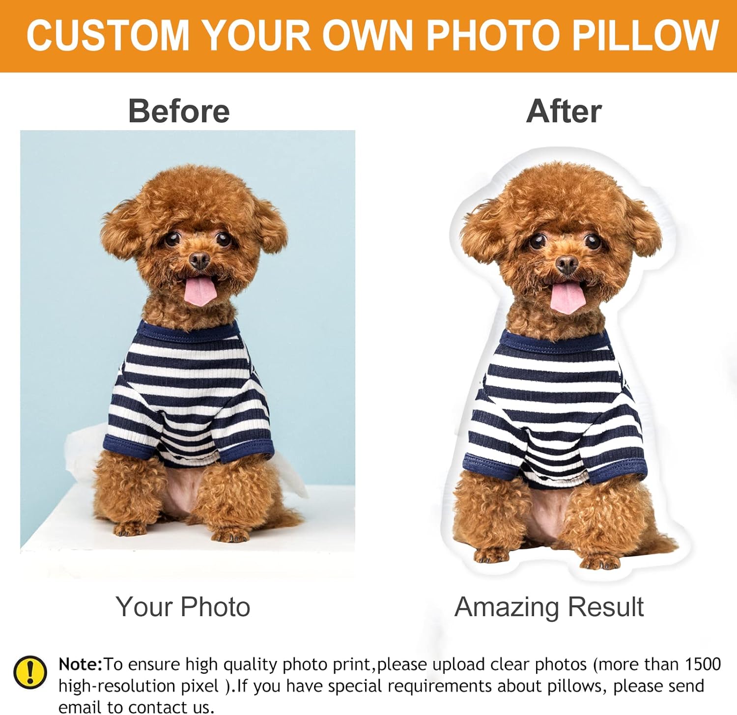Almohada con foto personalizada, almohada personalizada para mascotas para Navidad, Acción de Gracias, Día de San Valentín, Halloween, bonito regalo