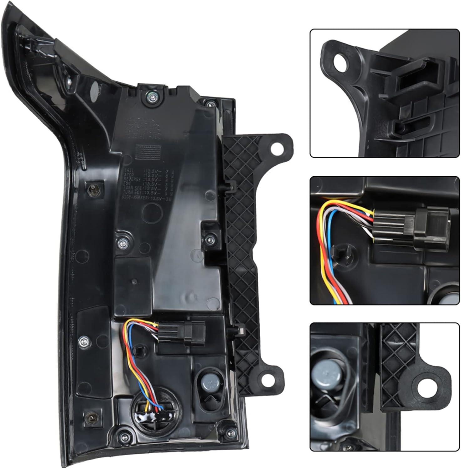 WFLNHB Reemplazo de luz trasera derecha para Land Rover Range Rover L405 2013-2017 Luz trasera luz de parada de freno indicador de advertencia lado