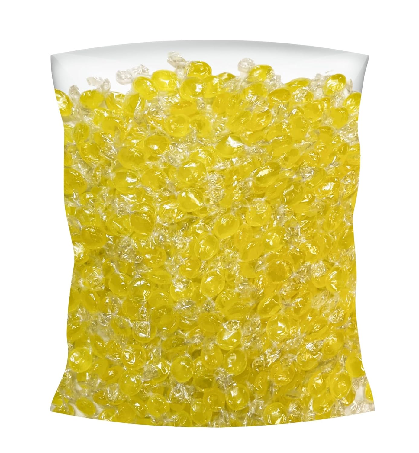 Caramelos duros de gota de limón sin azúcar, bolsa a granel de 3 libras envueltos individualmente, sin gluten, aptos para dieta keto y diabéticos,
