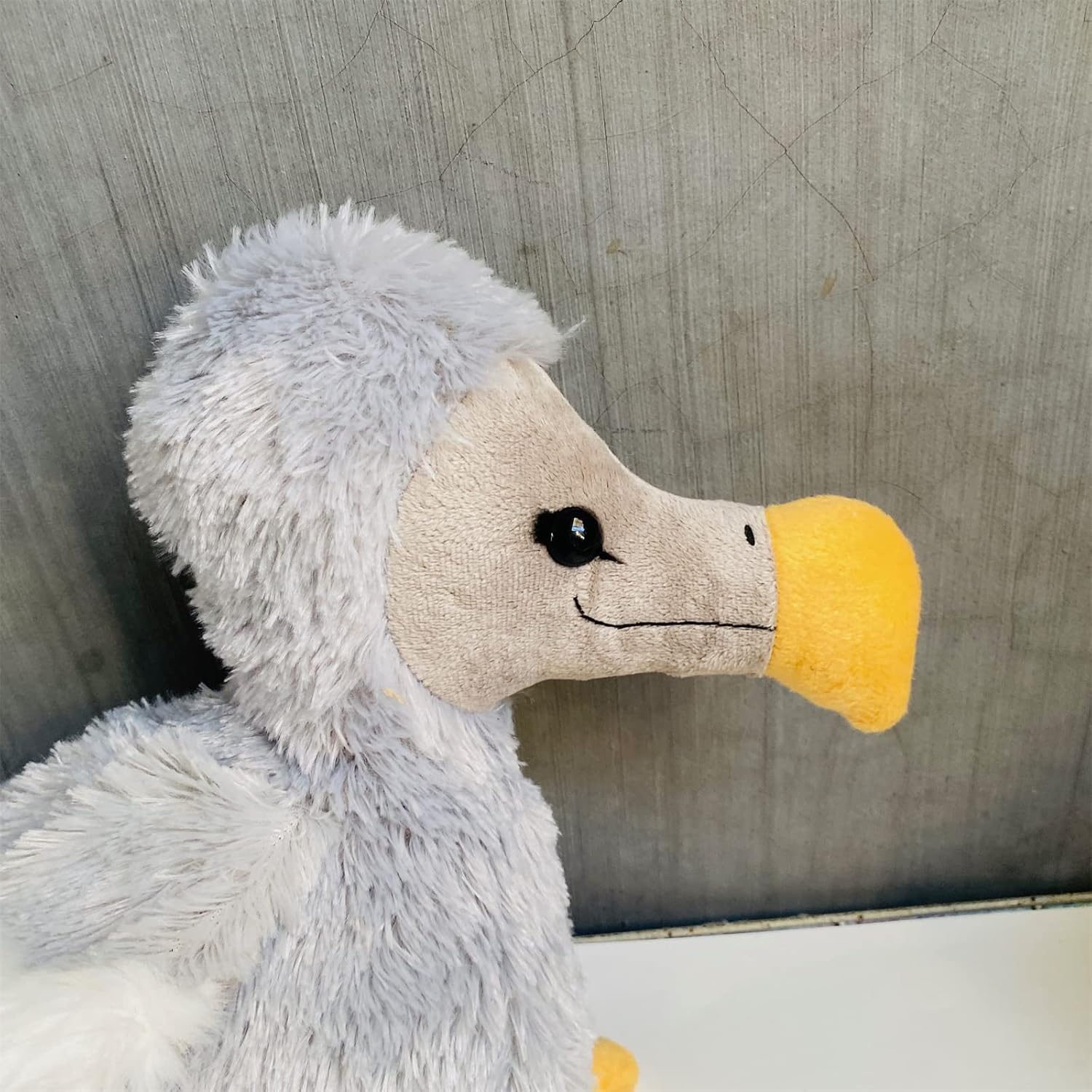 Whrigud Almohada de peluche realista de pájaro Dodo de 11 pulgadas, juguete de peluche suave y feo de pájaros grandes, almohadas de animales de