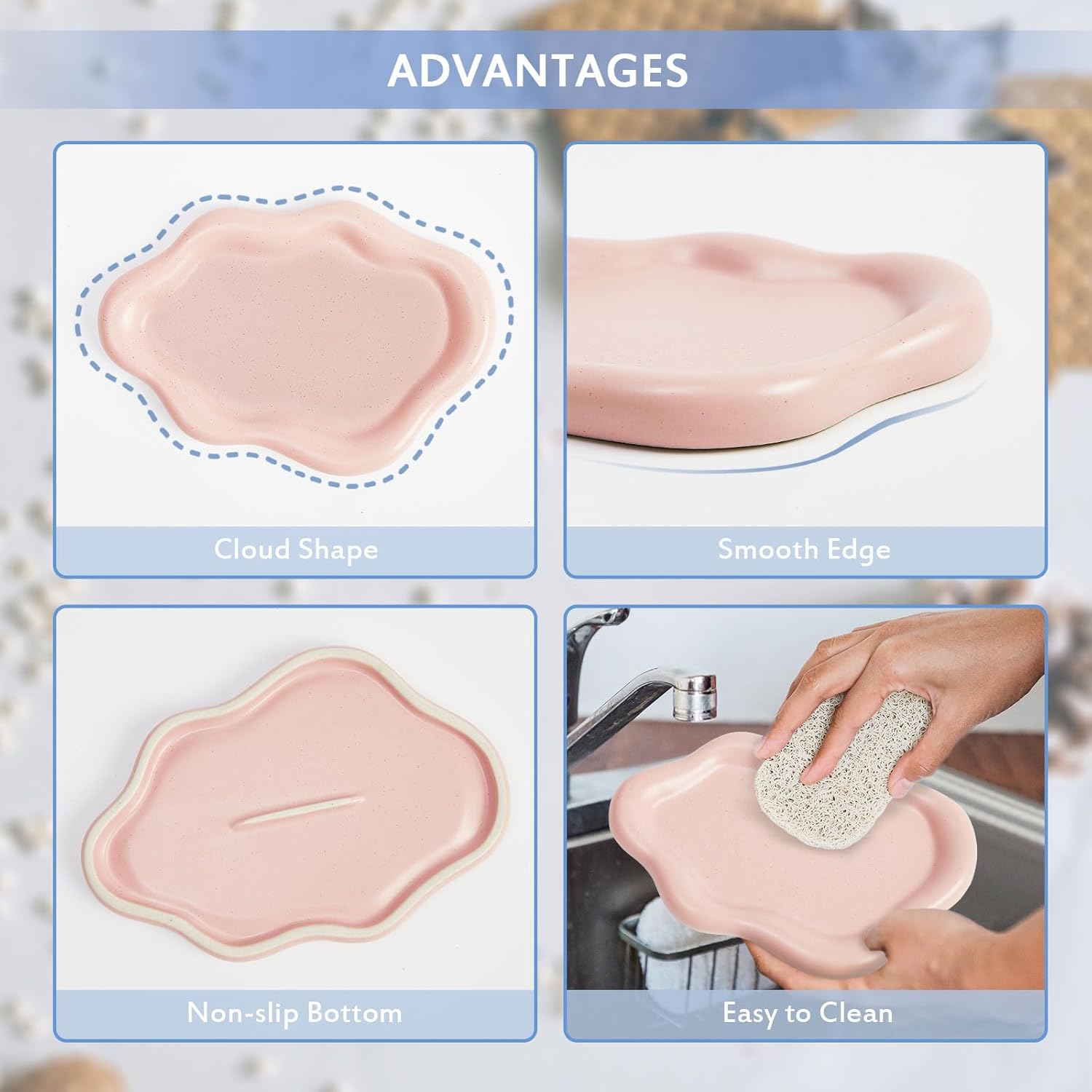 Pretty Jolly Soporte de cuchara de cerámica para estufa, soporte para cuchara de cocina, para mostrador, cuchara de café, soporte para utensilios,
