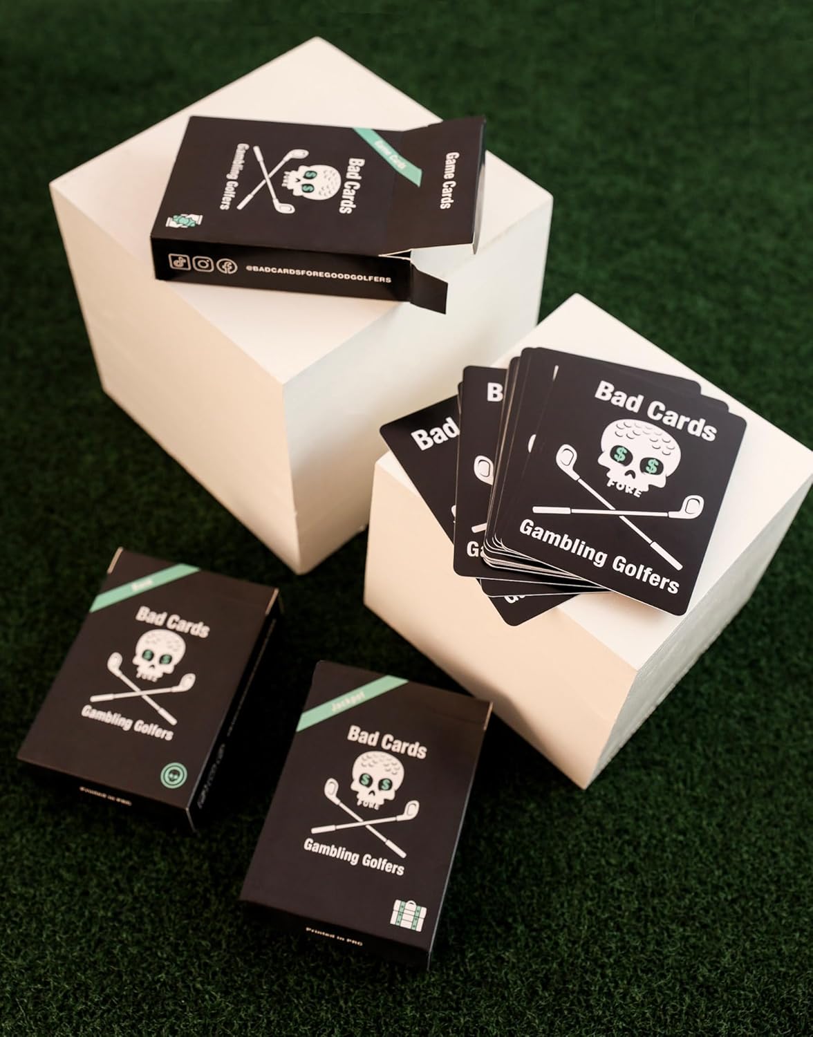 Tarjetas malas para los golfistas de juego