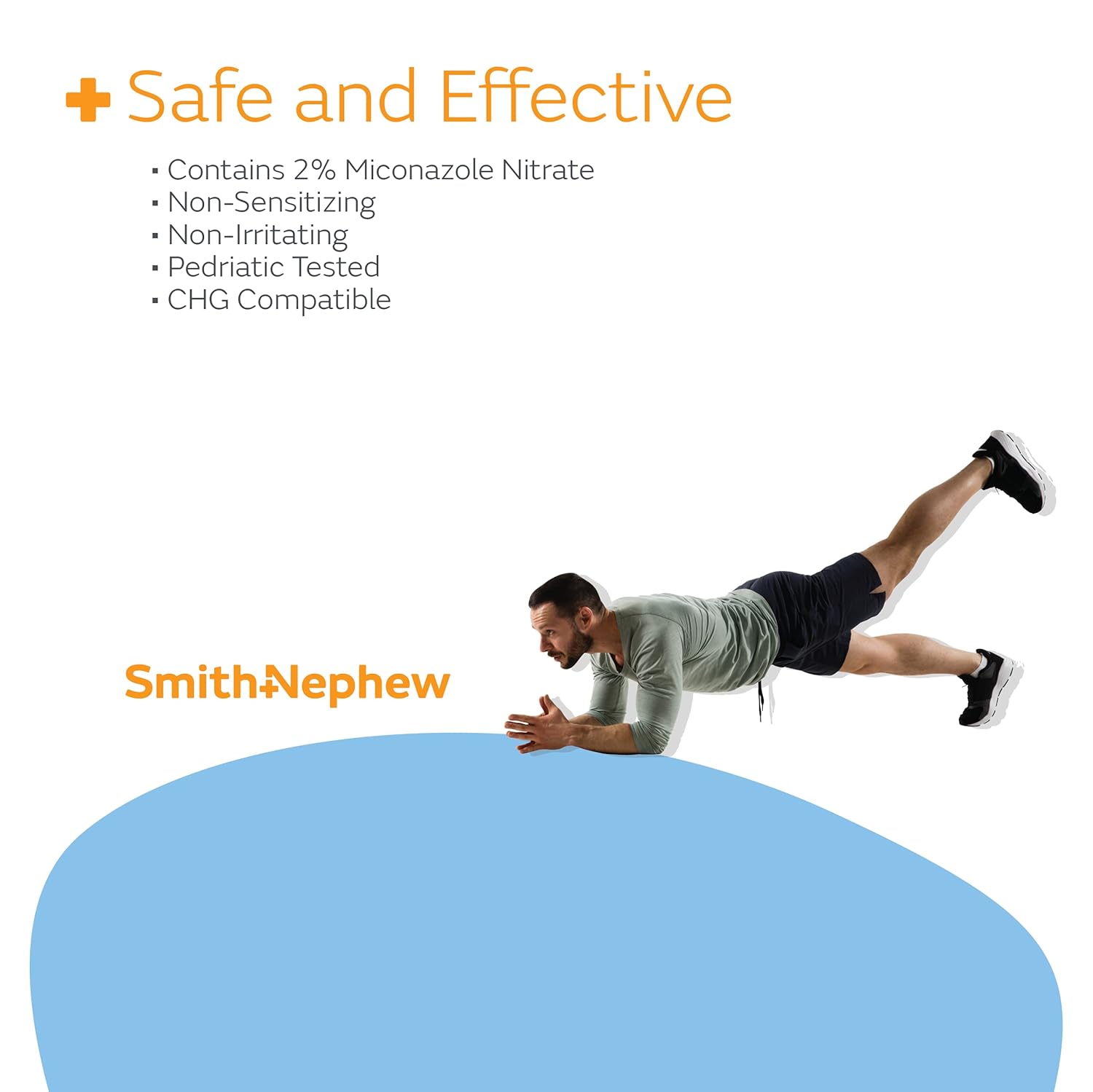 Smith y Nephew SECURA Antifúngico greaseless Fórmula2oz