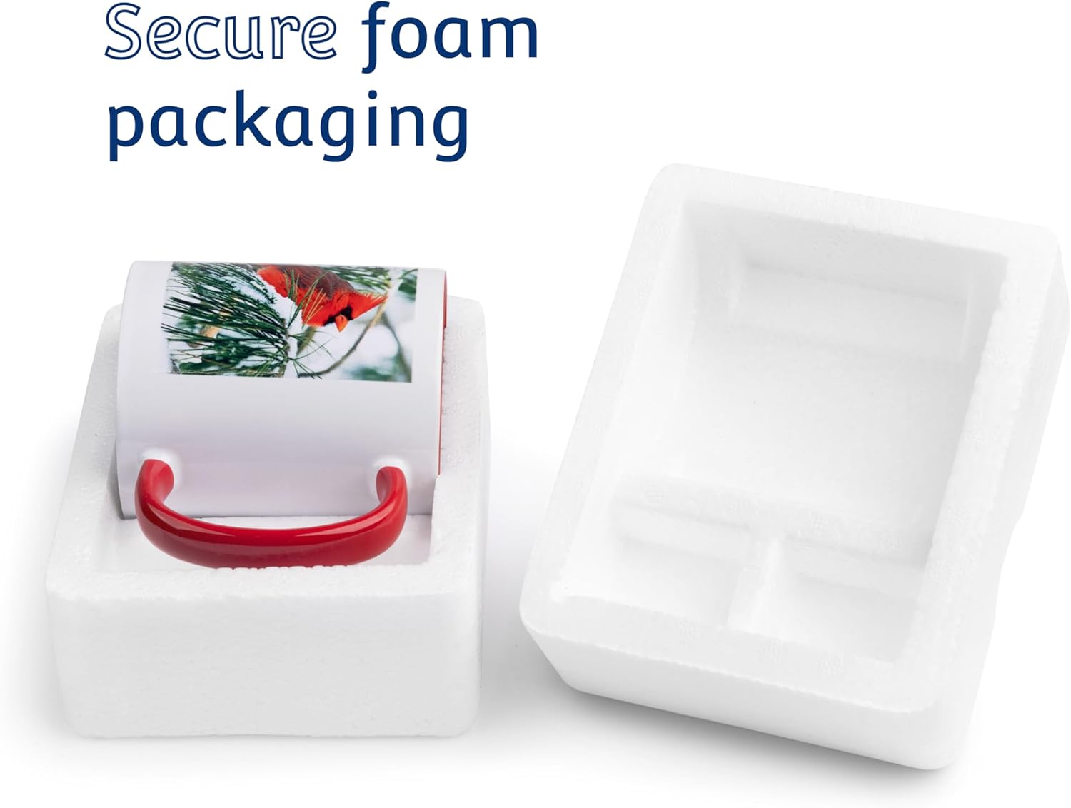 3dRose Danita Delimont – Búhos – Búho Nevado en la nieve, Montana – Tazas (mug_279187_4)