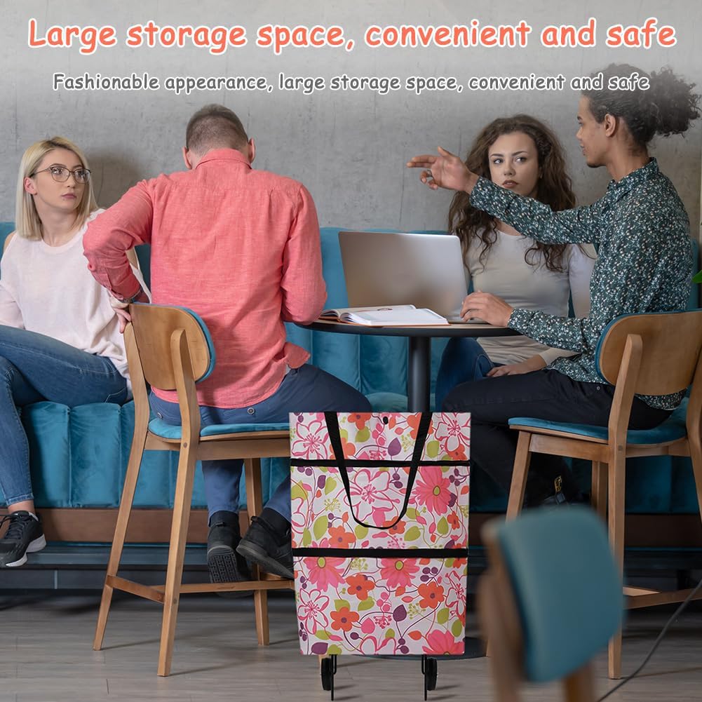 Bolsa de compras plegable con ruedas