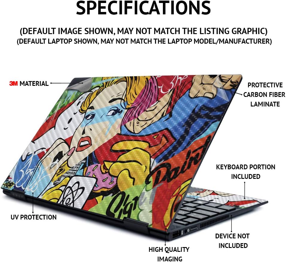 MightySkins – Funda de fibra de carbono compatible con Apple MacBook Pro de 14 pulgadas (2021), glamorosa, protectora, duradera y única, fácil de