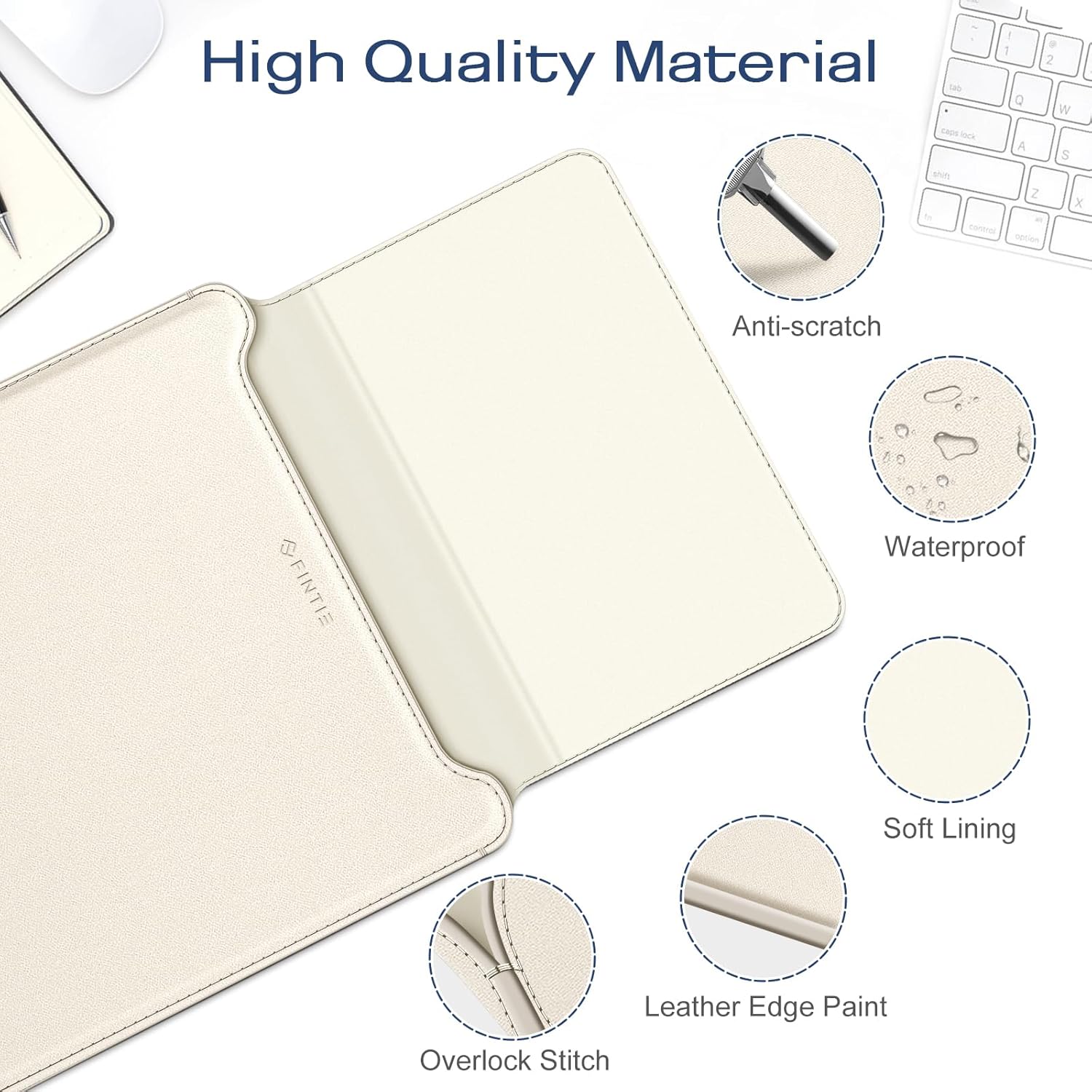 Fintie Funda para MacBook Air 13.6 M2 A2681MacBook Pro 14 A2992 A2918 A2779 A2442MacBook Pro 13 M2 (2016-2022)MacBook Air 13.3 – Funda delgada de
