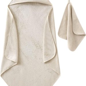 SUZEL Juego de toallas de baño con capucha para bebé, viscosa suave de bambú, para recién nacidos, bebés, 30 x 30 pulgadas SUZEL Juego de toallas de baño con capucha para bebé, viscosa suave de bambú, para recién nacidos, bebés, 30 x 30 pulgadas