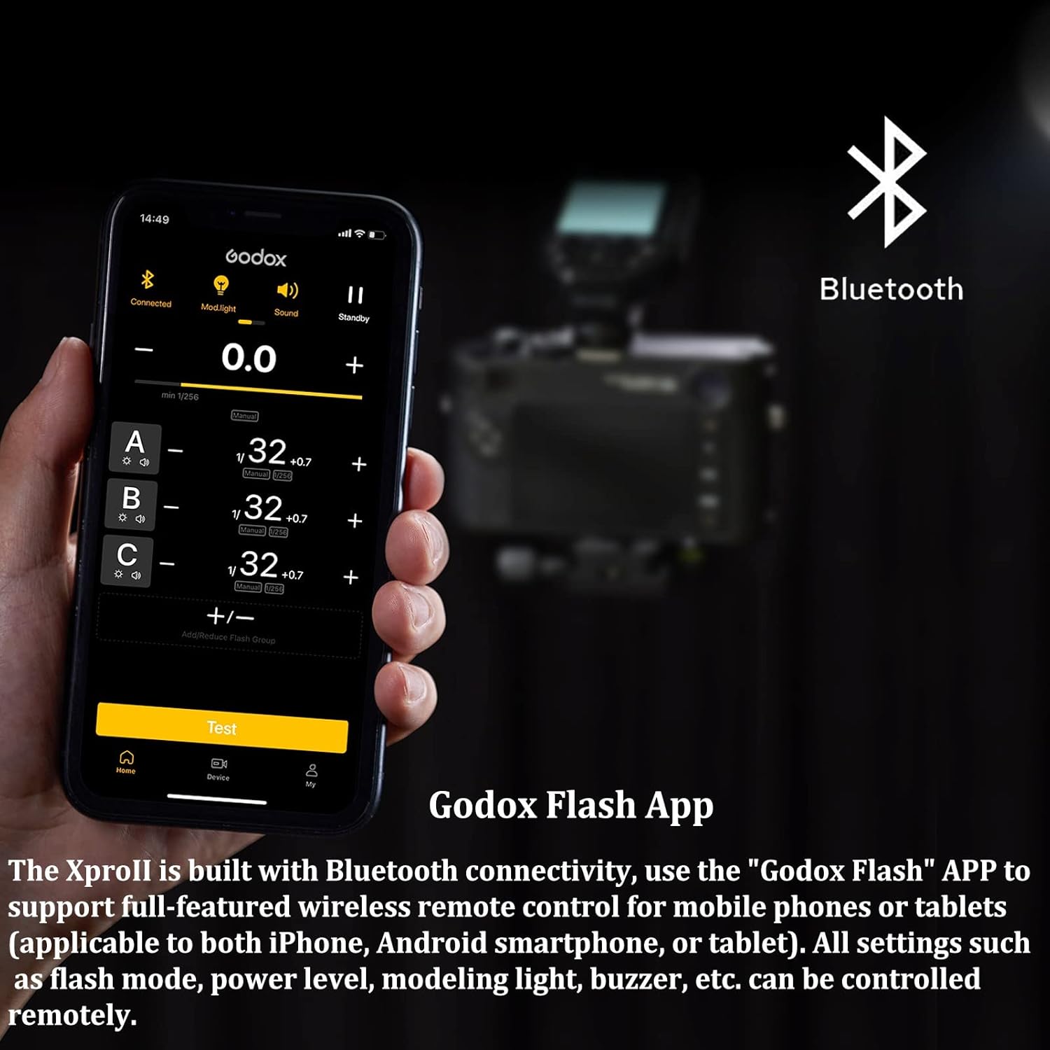 GODOX Disparador de flash inalámbrico XProII-N TTL para cámaras Nikon, 2.4G 18000s HSS, Bluetooth incorporado para control de aplicación de