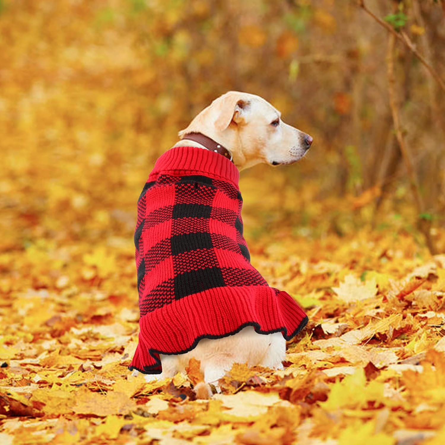 QBLEEV Suéteres para perros pequeños, suéter para perro, suéter para cachorros, suéteres de Navidad para perro, suéteres cálidos de invierno de